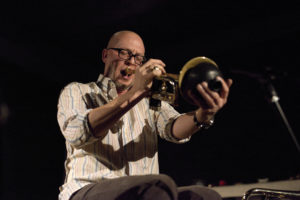 Marco Von Orelli (trumpet), Sheldon Suter (drums)